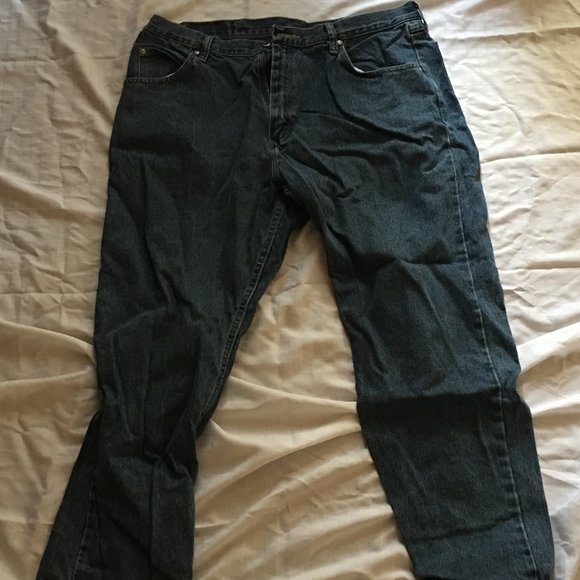 Two (2) Wrangler Hero Relaxed Fit Jeans. Worn once - Picture 3 of 4